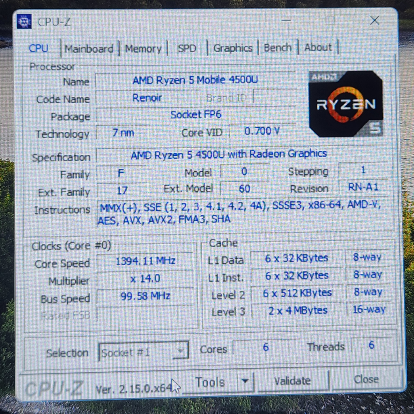 Lenovo Laptop AMD Ryzen 5 4500U - photo 5