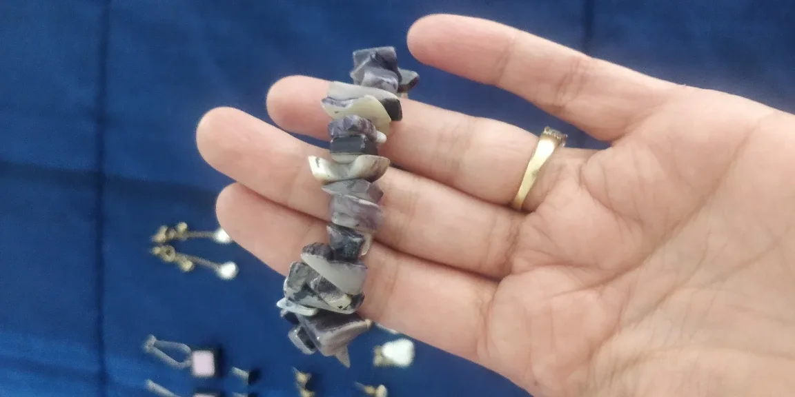 Jewelry Lot: Necklace, Earrings, Bracelet, and a Ring image indicator(4)