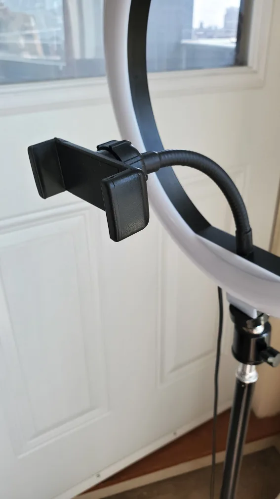 Ring Light with Tripod Stand and Phone Holder image indicator(4)