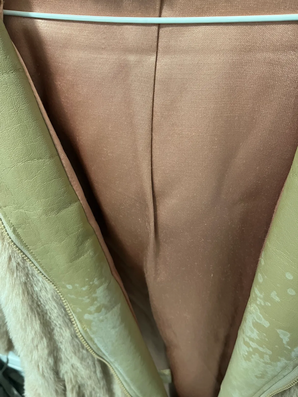 Beige Faux Fur Hooded Jacket image indicator(3)