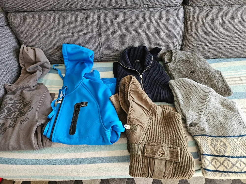 Men's Clothing Bundle - Shirts, Pants, Sweaters image indicator(6)