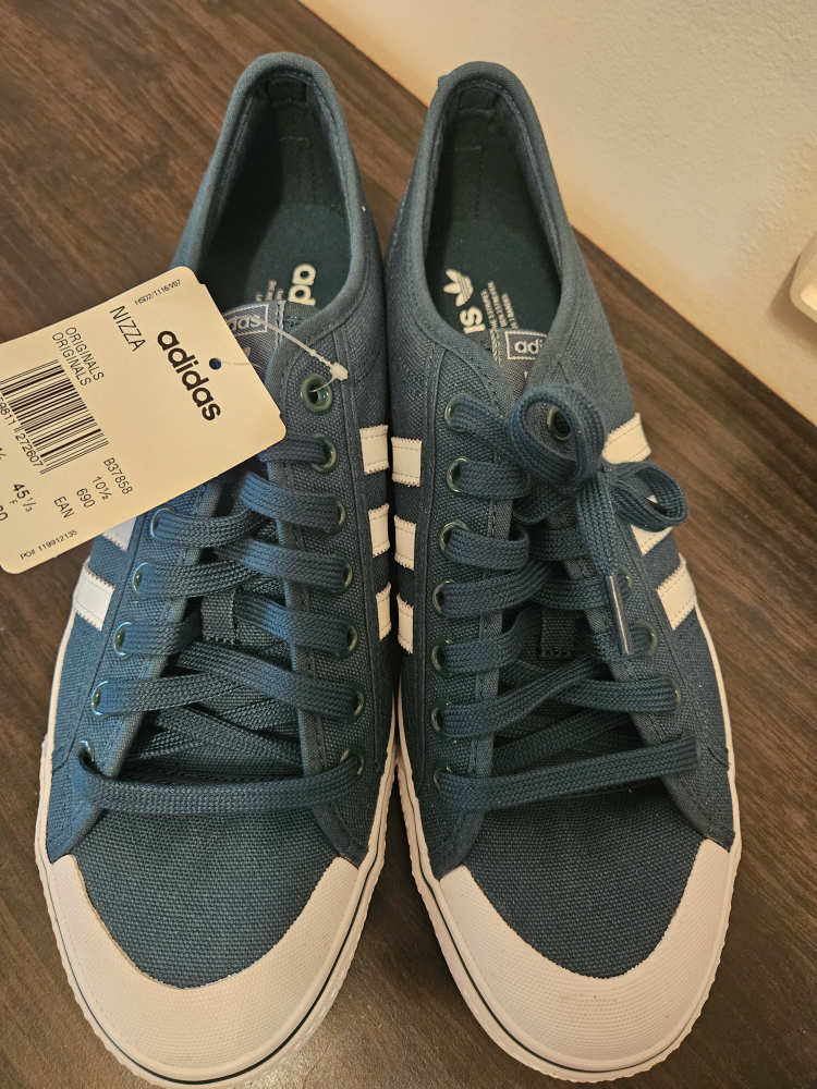 Adidas Nizza Canvas Low Top Sneakers - Dark Green