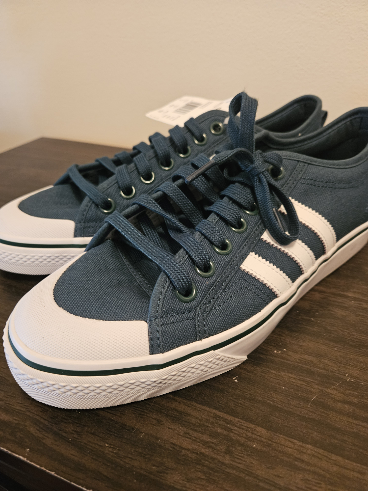 Adidas Nizza Canvas Low Top Sneakers - Dark Green - photo 2