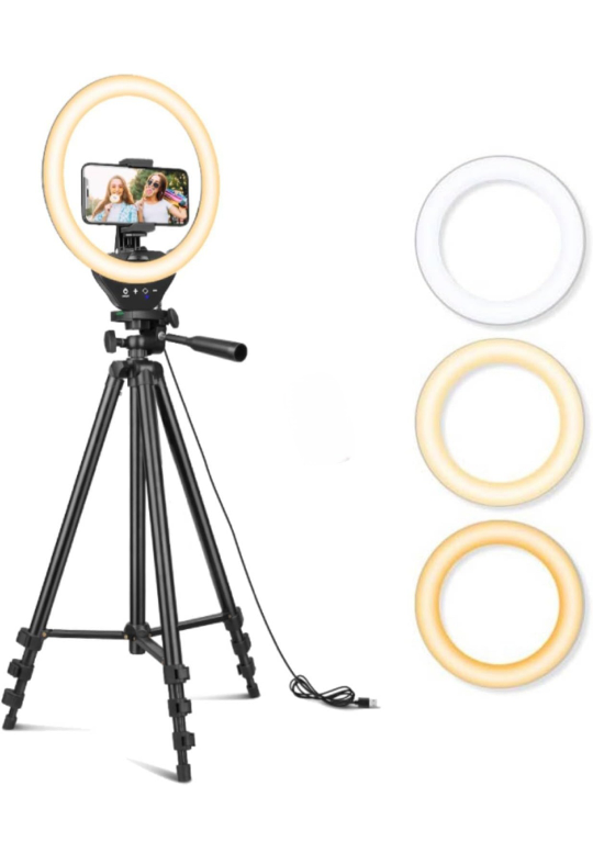 Ring Light with Tripod Stand & Phone Holder