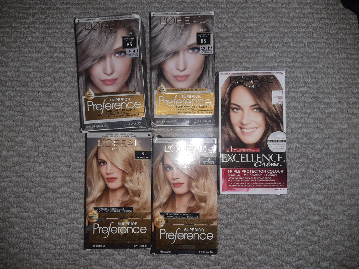 Lot of L'Oréal Hair Colour