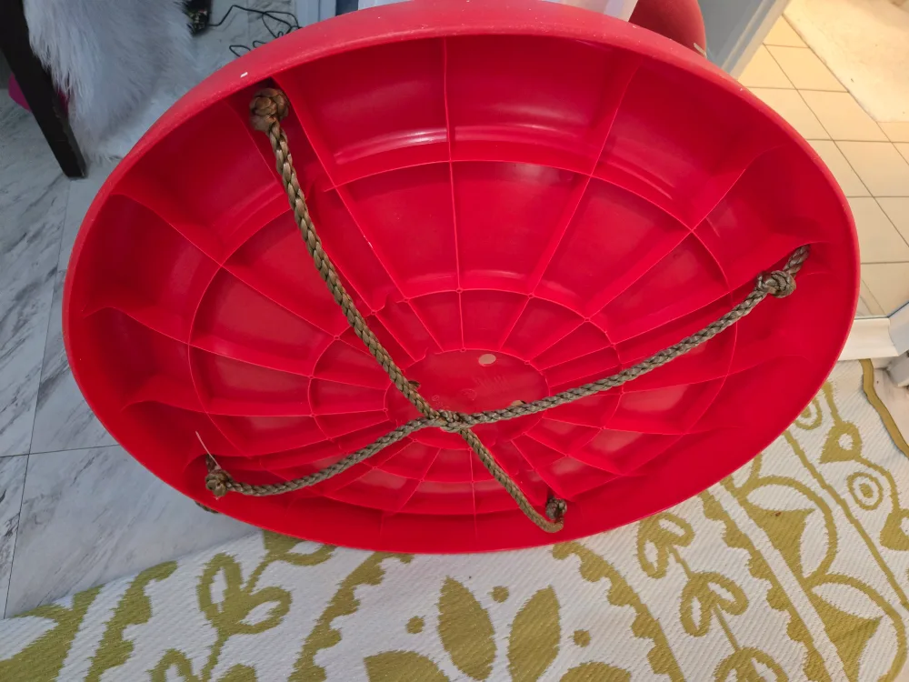 Red Plastic Sky Saucer Swing image indicator(2)