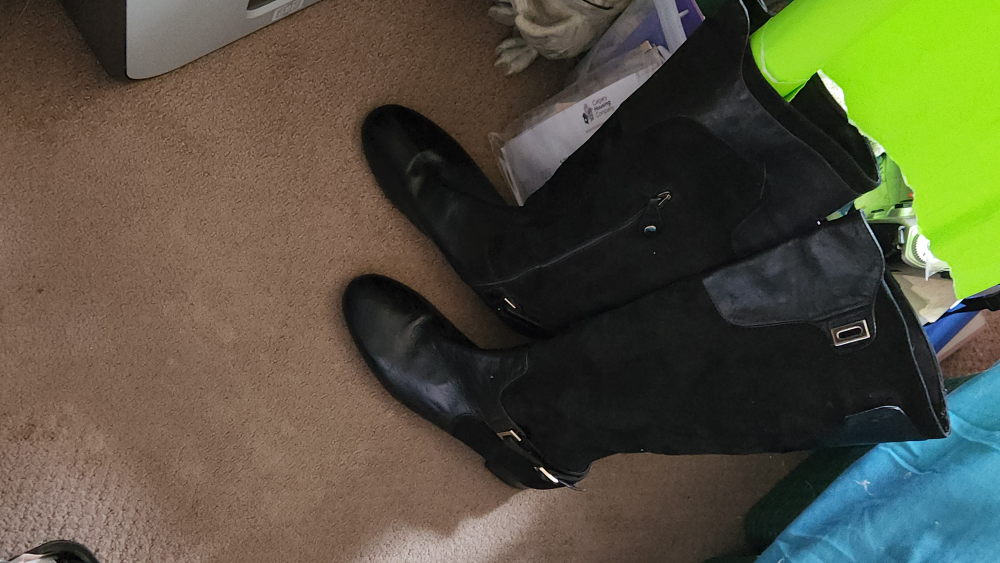 Black knee high boots - photo 2