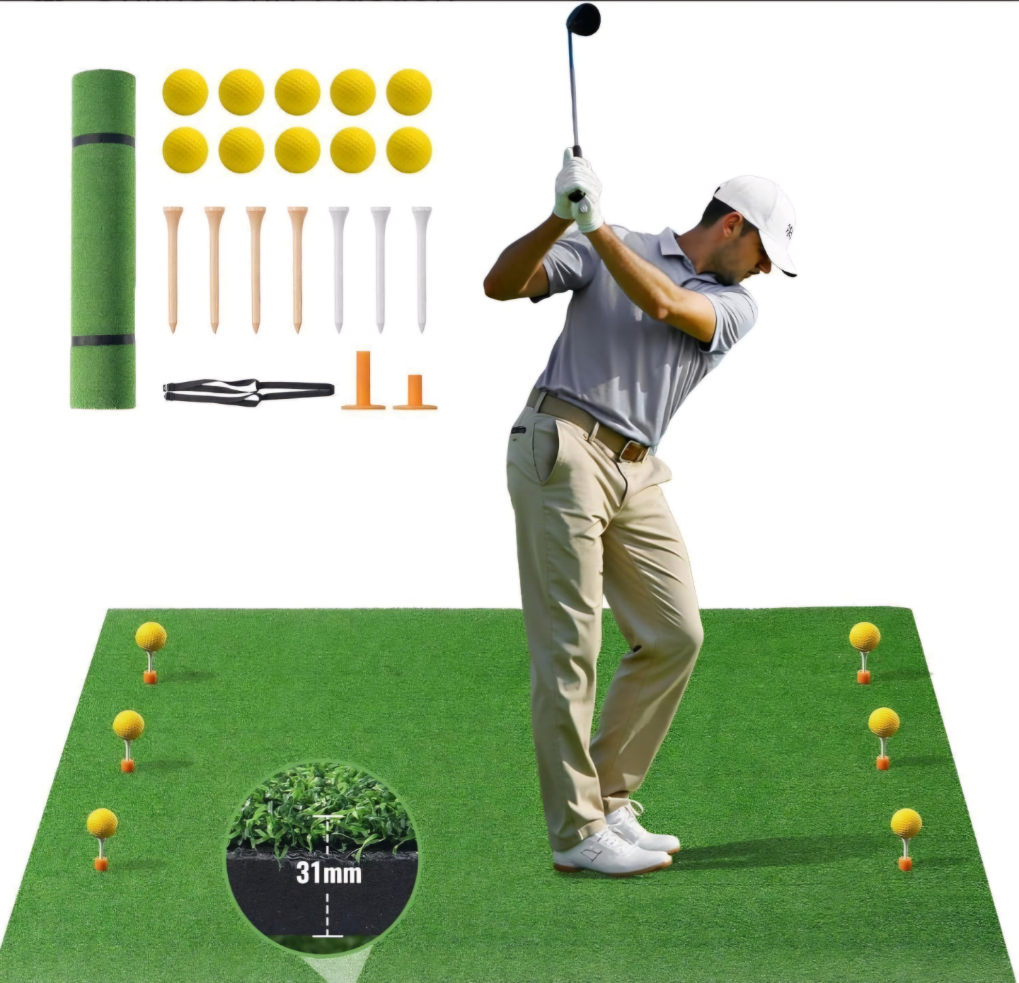 5ft X 4ft Golf hitting mat (New in box)