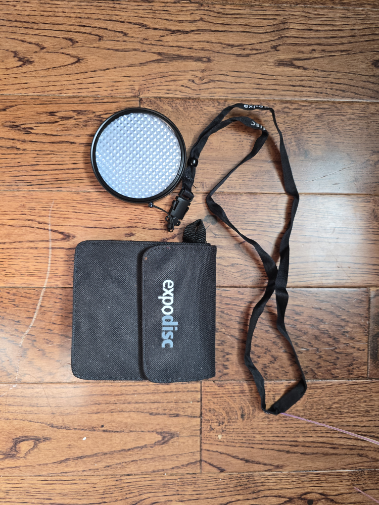 Expodisc Light Meter with Case and Lanyard
