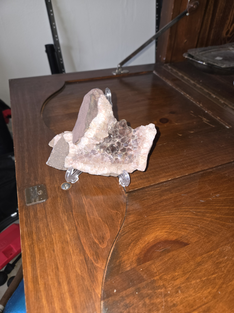 Pink Amethyst Geode Specimen