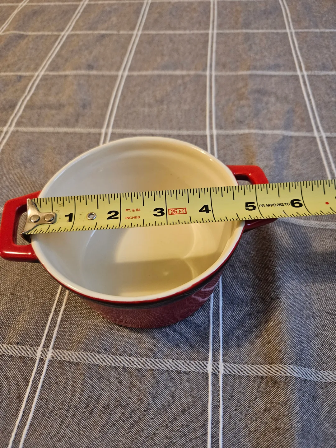 Forum Red Ceramic Ramekin (no lid) 💚 image indicator(3)