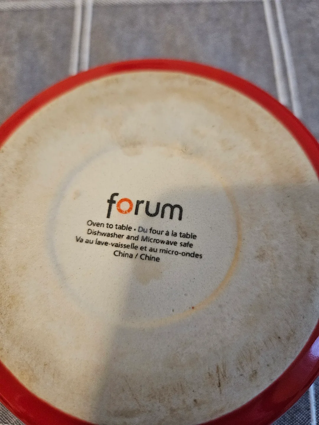 Forum Red Ceramic Ramekin (no lid) 💚 image indicator(4)