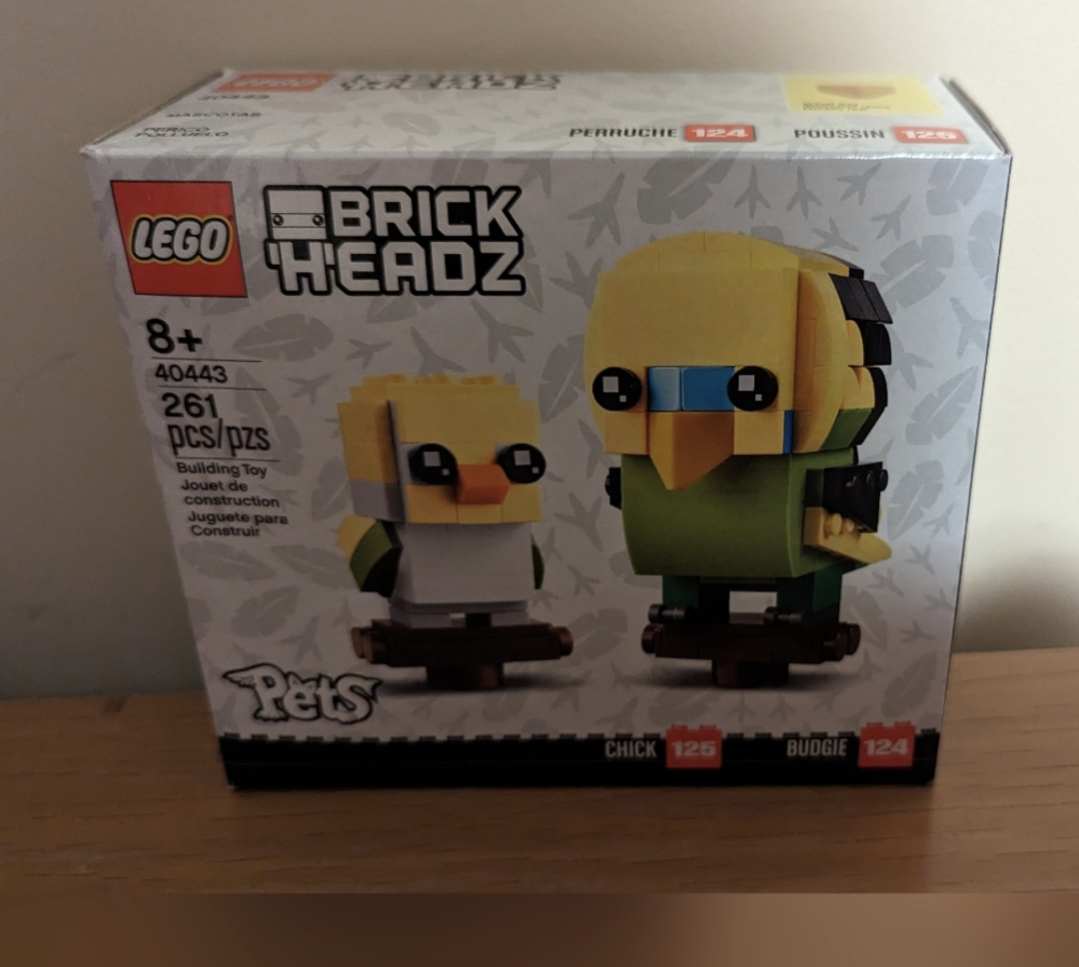 LEGO BrickHeadz Pets Budgie and Chick retired set