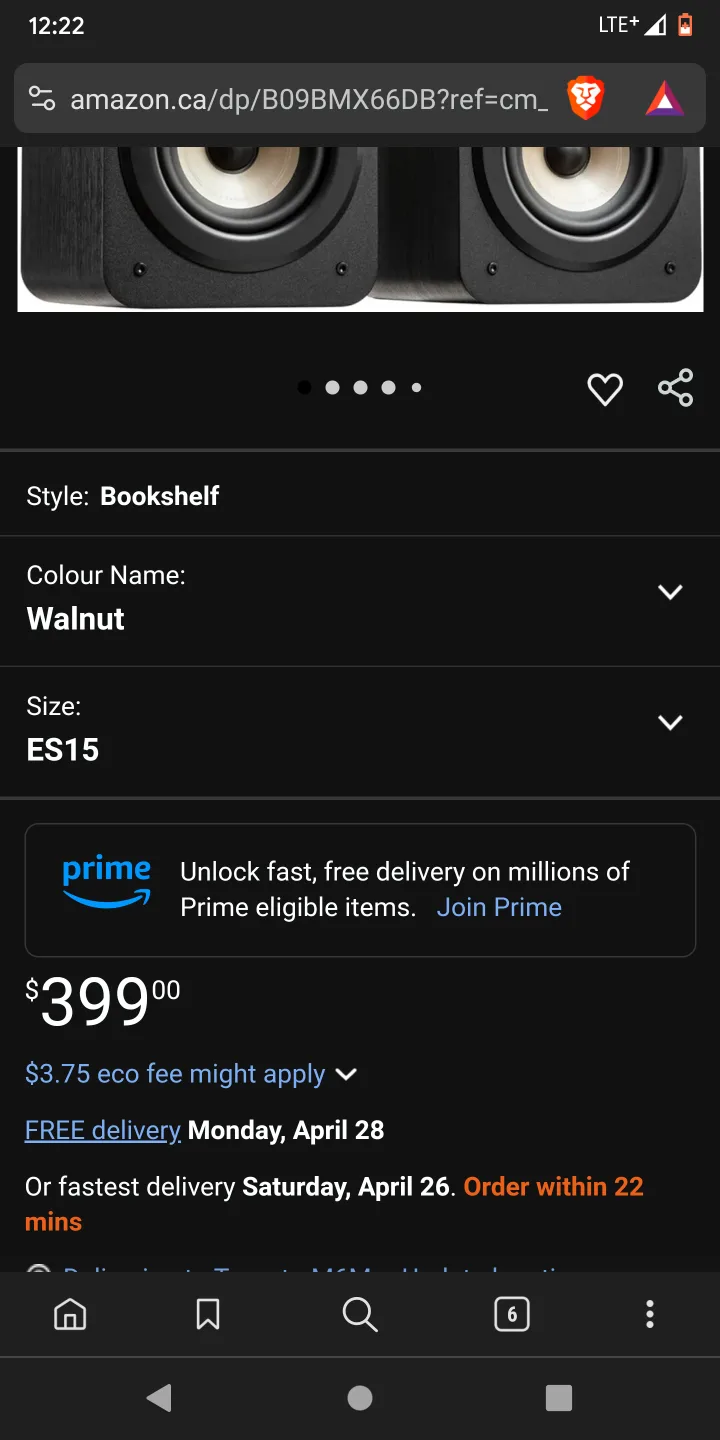 POLK SIGNATURE S15 HiFi BOOKSHELF SPEAKERS image indicator(4)