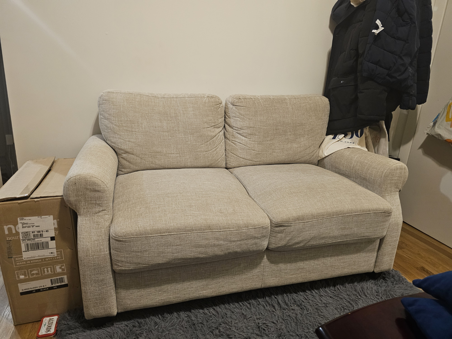 Zinus Josh Loveseat Sofa - Beige - photo 2