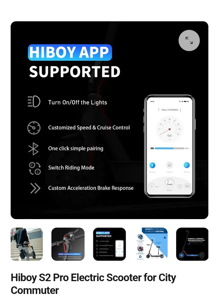 Hiboy S2 Pro Electric Scooter image indicator(8)