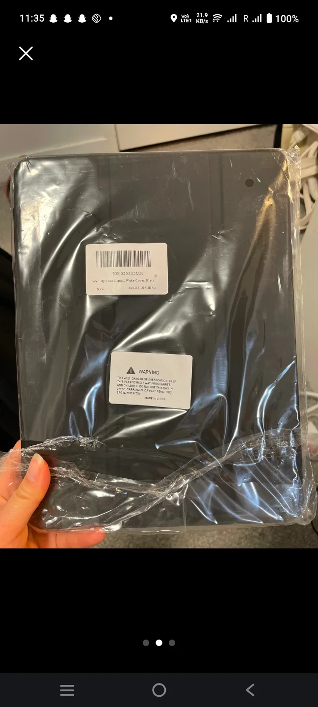 New Black Tablet Case with Stand iPad 10.2 inch Case for Tablet image indicator(4)