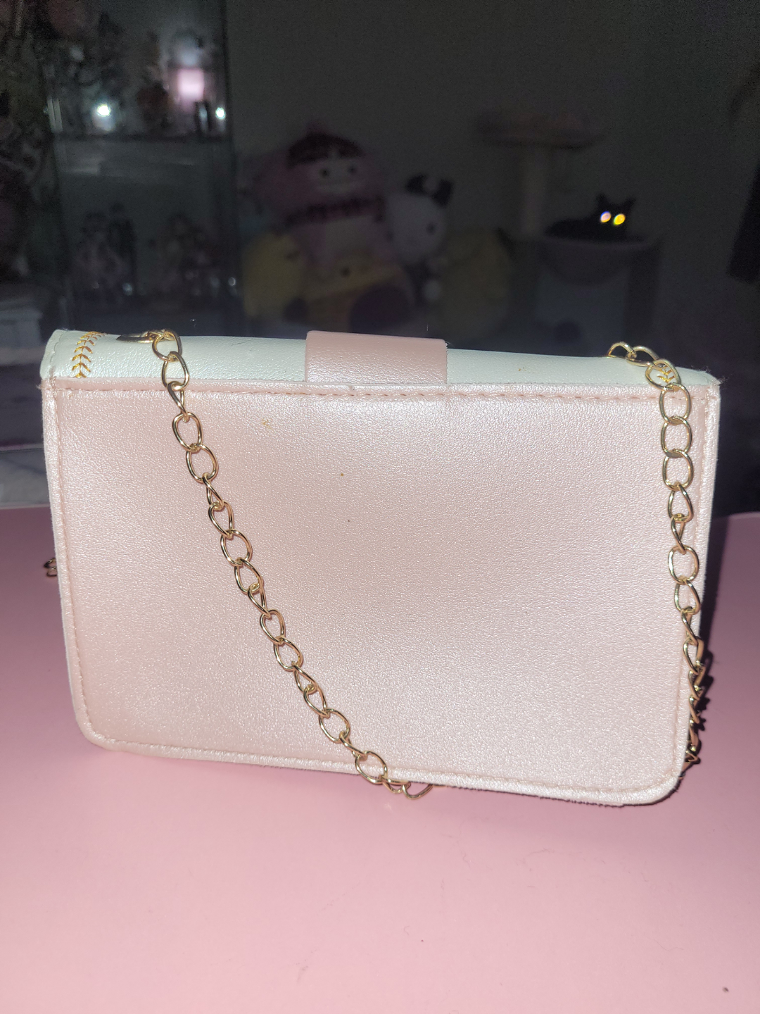 Cute Pink and White Mini Crossbody Bag - photo 2