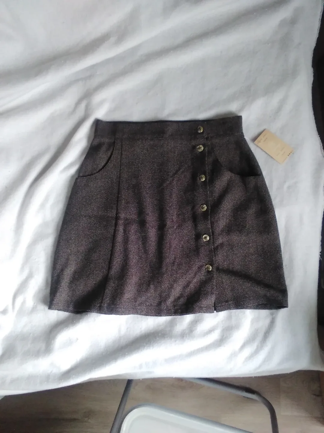 Meemoza SKIRT (made in Québec) ⚜️ 100% merino wool Size M 💚 🥕 image indicator(3)