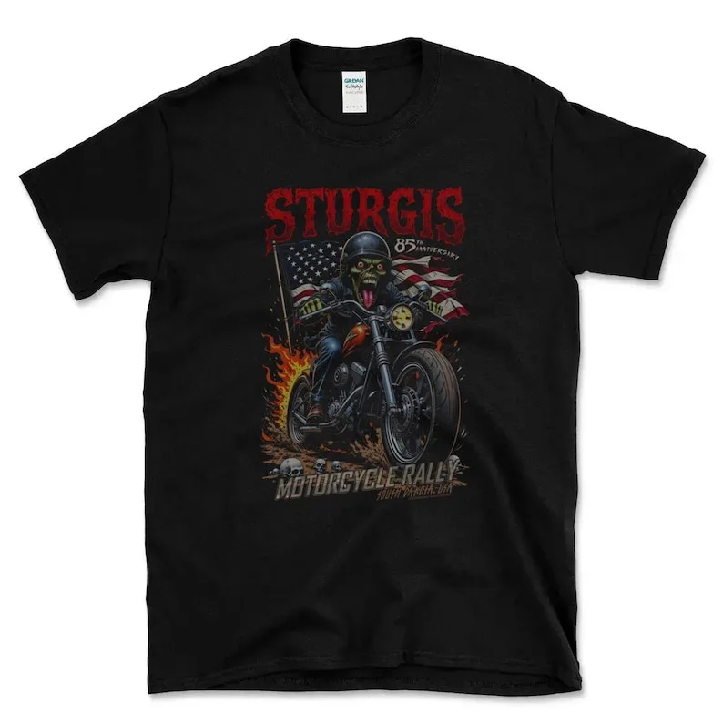 1 LEFT: unisex XL STURGIS MOTORCYCLE RALLY t-shirt 2025 image indicator(2)