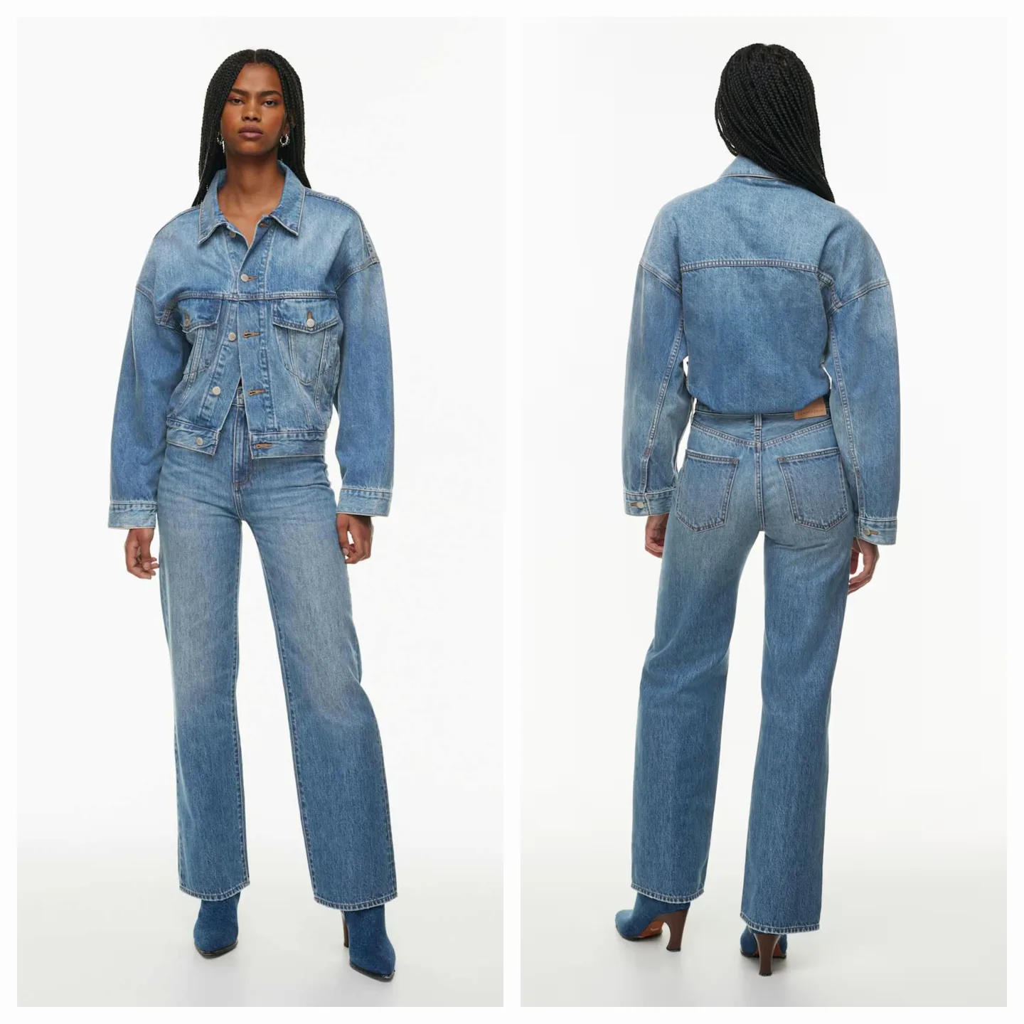 Aritzia Denim Forum The 90's Winona Hi-rise Wide Jean Size 24 image indicator(3)