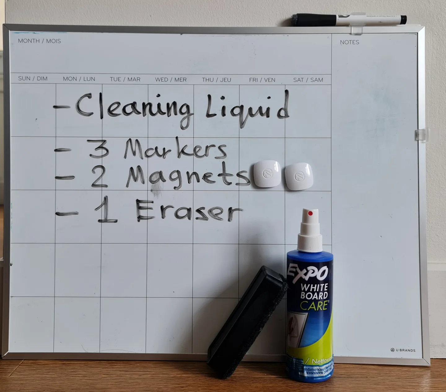 Whiteboard with Cleaning Kit thumbnail