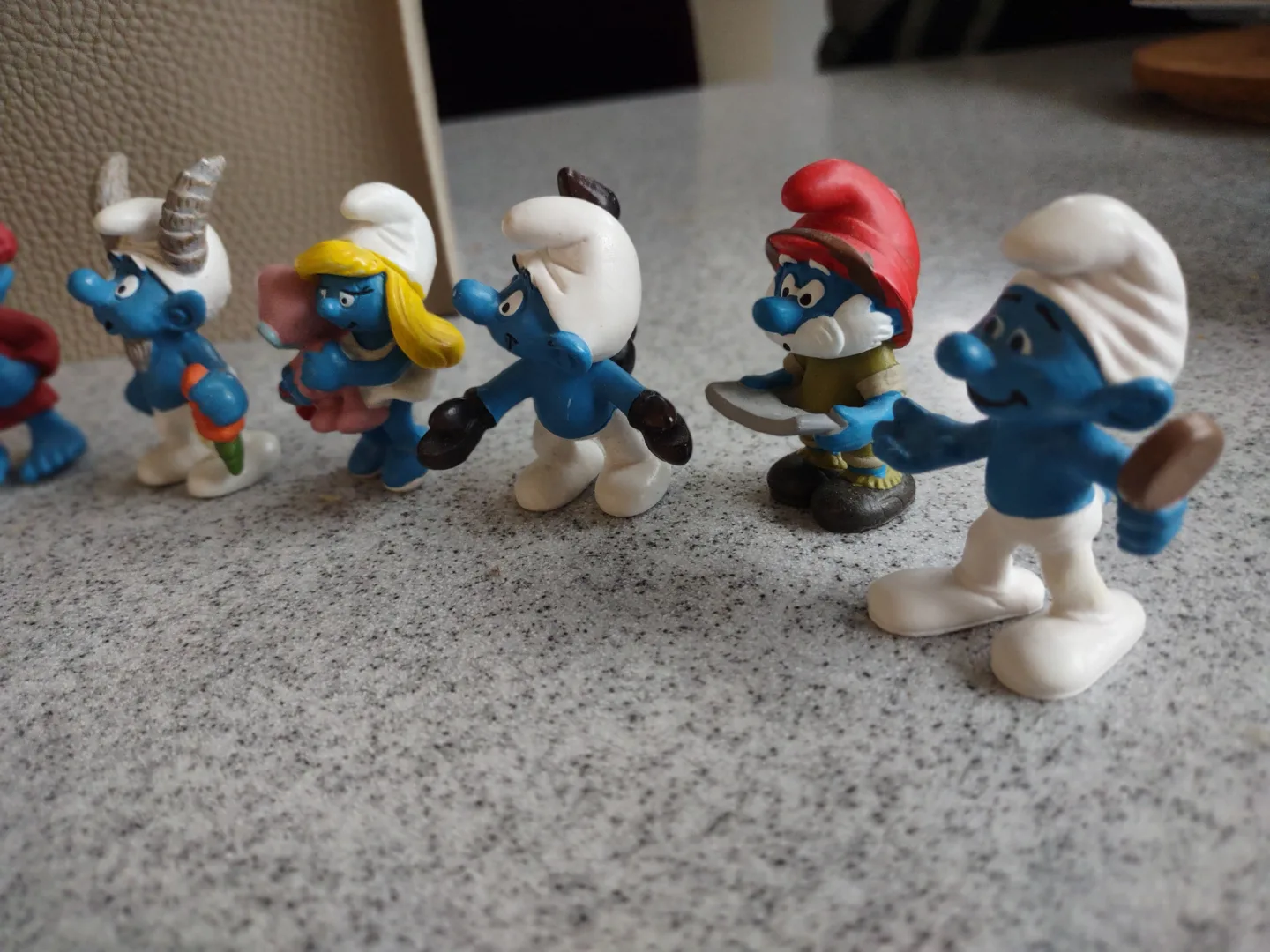 Vintage Smurf Figurines - Collection of 8 (made in Germany) image indicator(7)