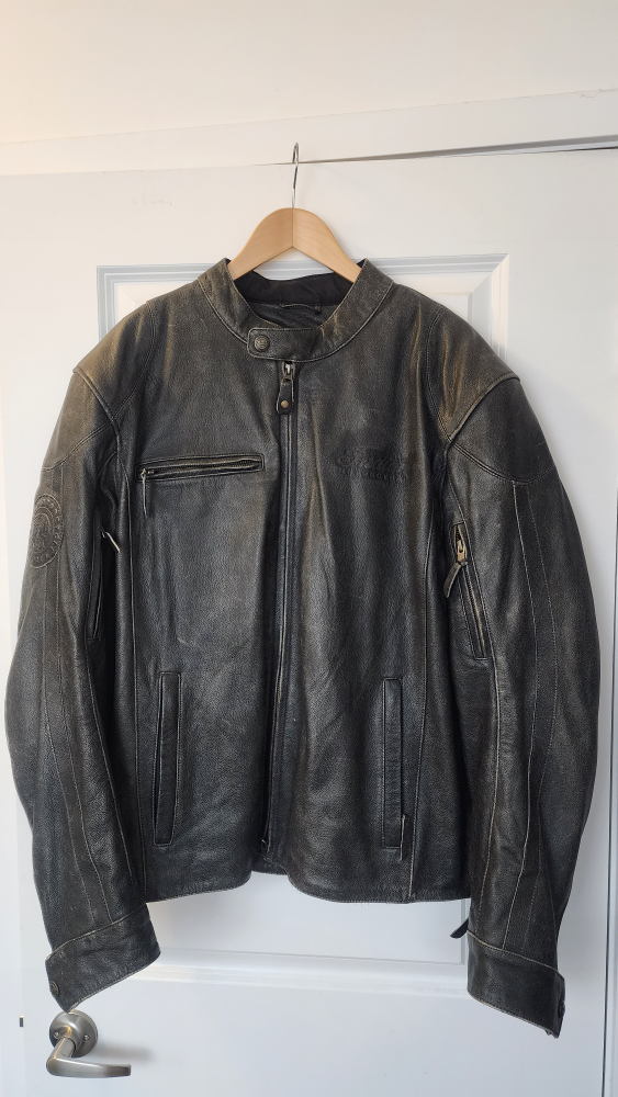 Men's Indian Motorcycle Leather Jacket - Size XL
