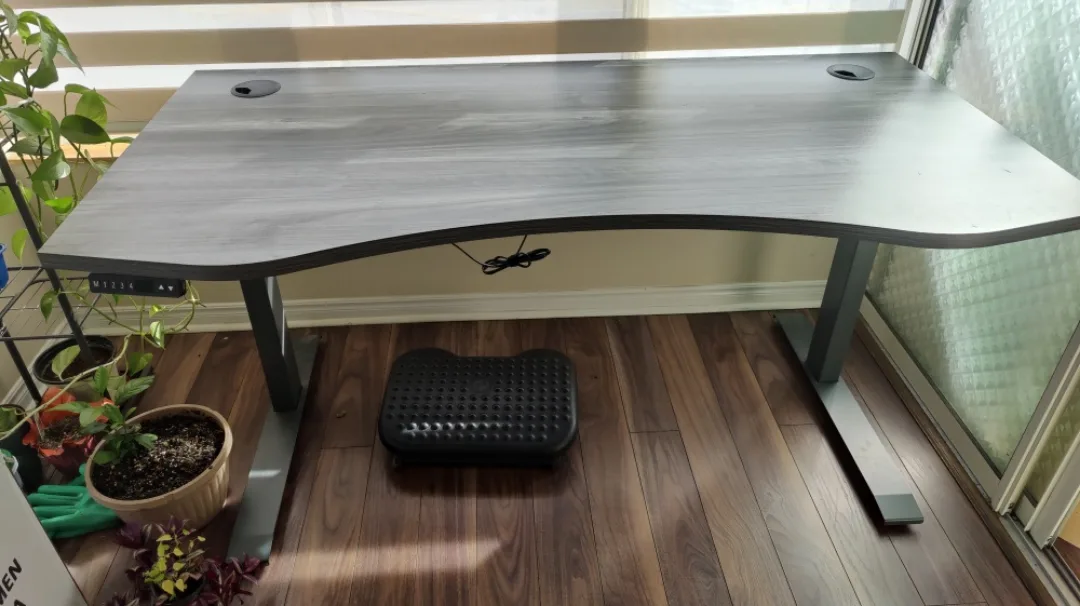 Motionwise SDD60G 60" Adjustable Height Desk - Grey image indicator(2)