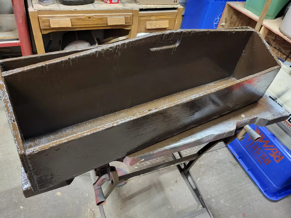 Rustic Wooden Planter/ Tool Box image indicator(2)