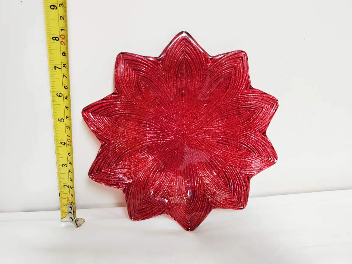 Tall Dark Blue Glass Vase & decor image indicator(8)