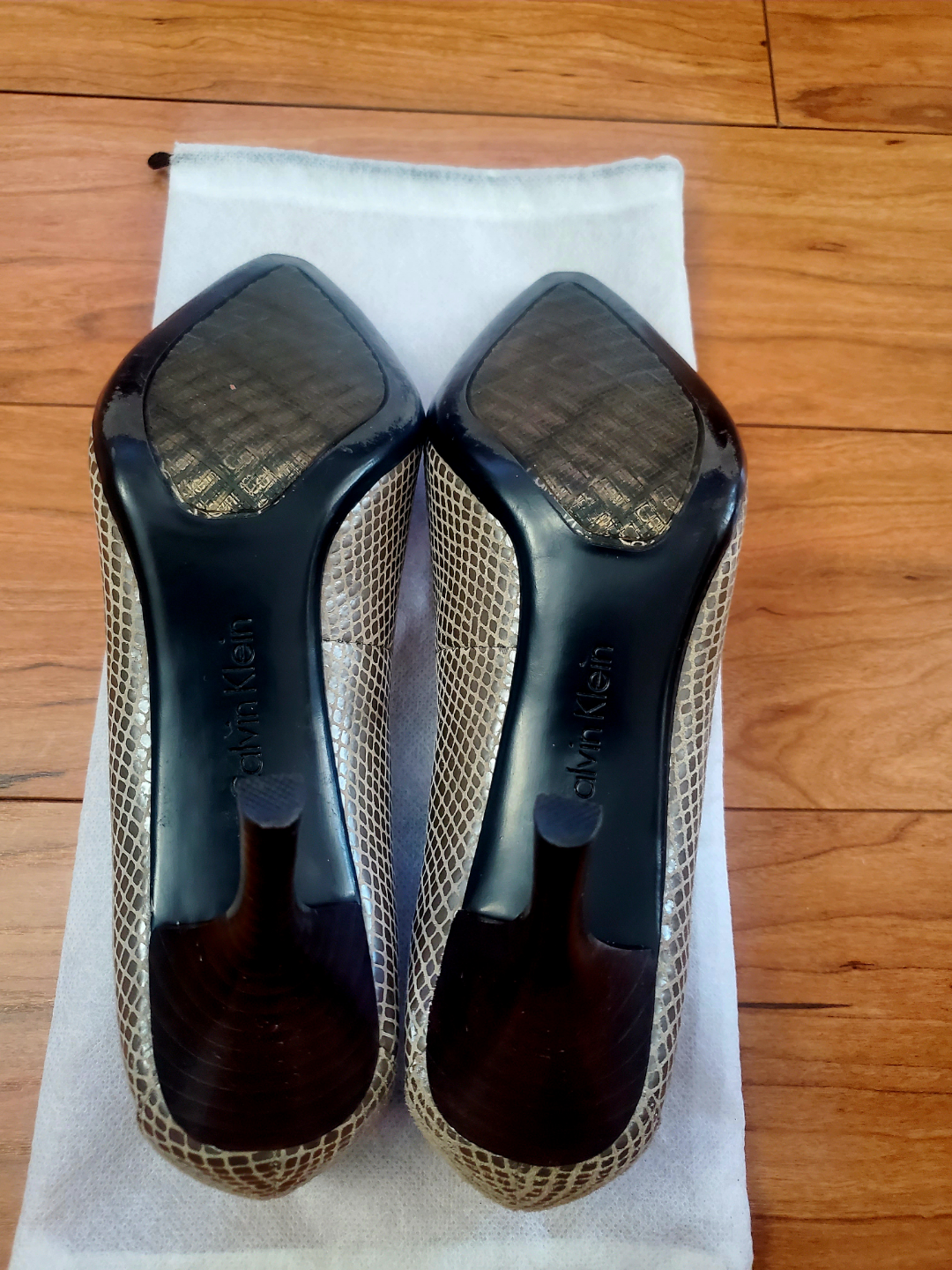 Calvin Klein Snakeskin Heels - photo 3