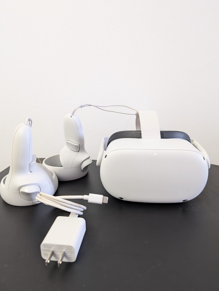 Meta Quest 2 VR Headset with Controllers and Case - photo 5