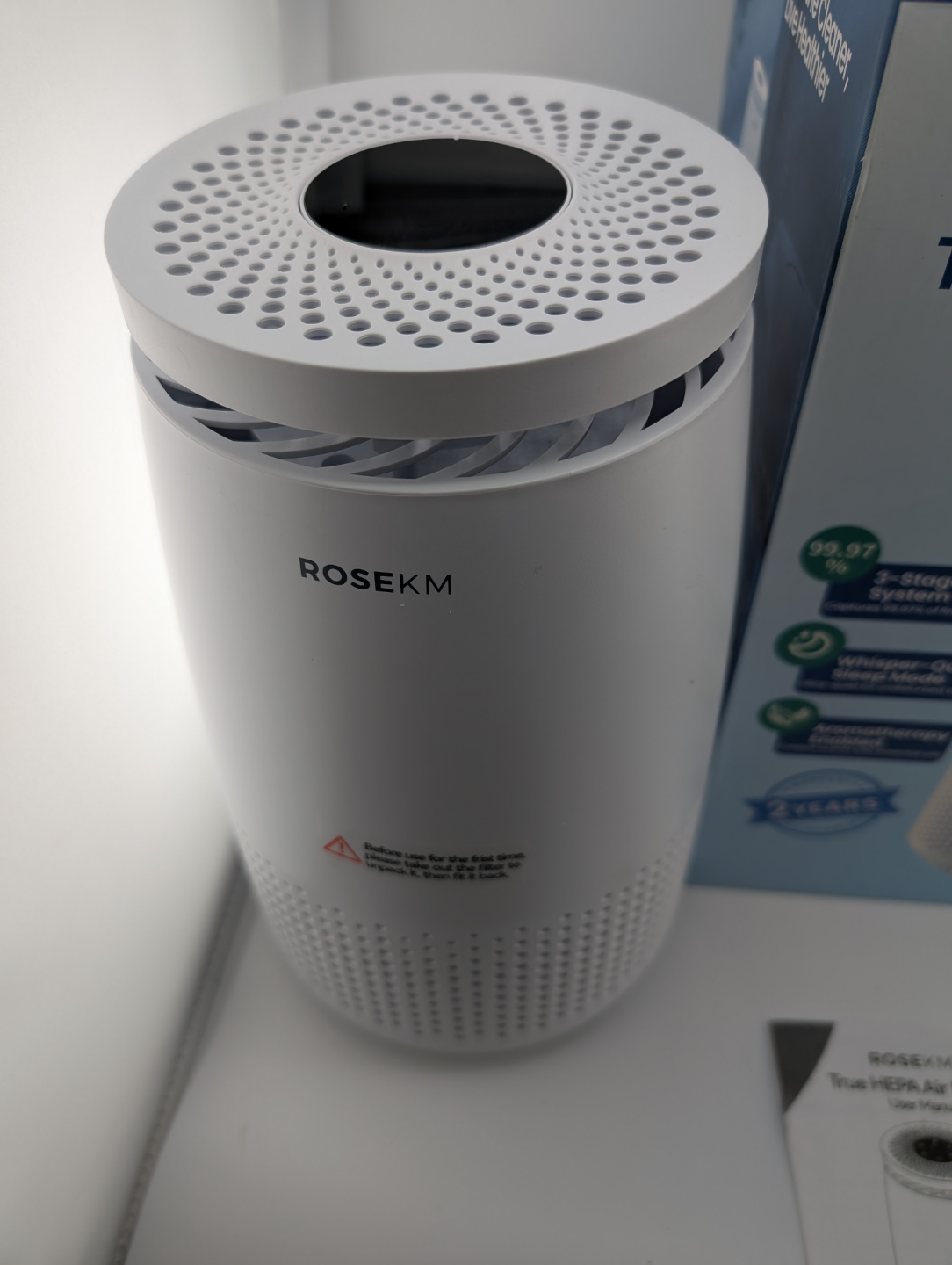 (👉BRAND NEW👈) AIR PURIFIER - TRUE HEPA - ROSEKM AP005R-W - photo 3