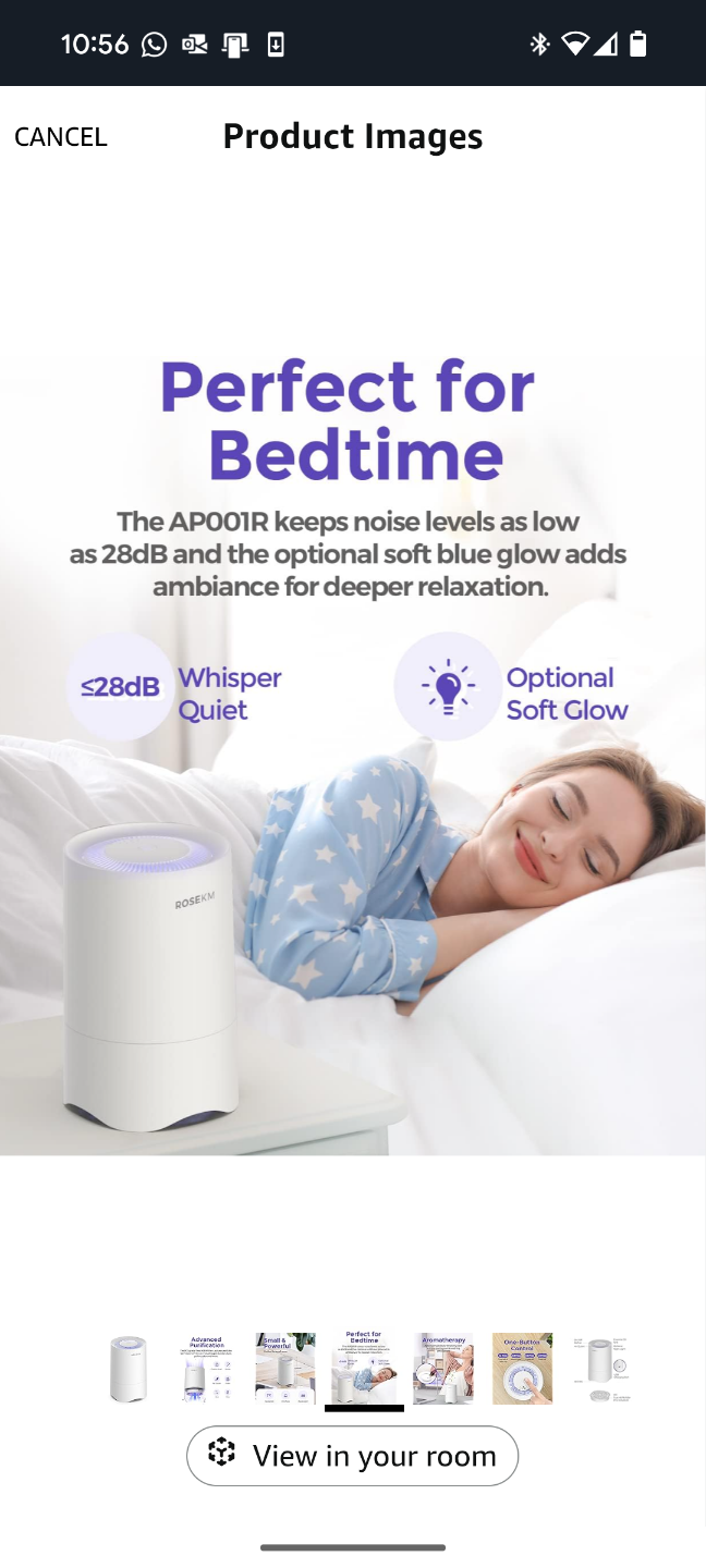 (👉BRAND NEW👈) AIR PURIFIER - TRUE HEPA - ROSEKM AP005R-W - photo 4