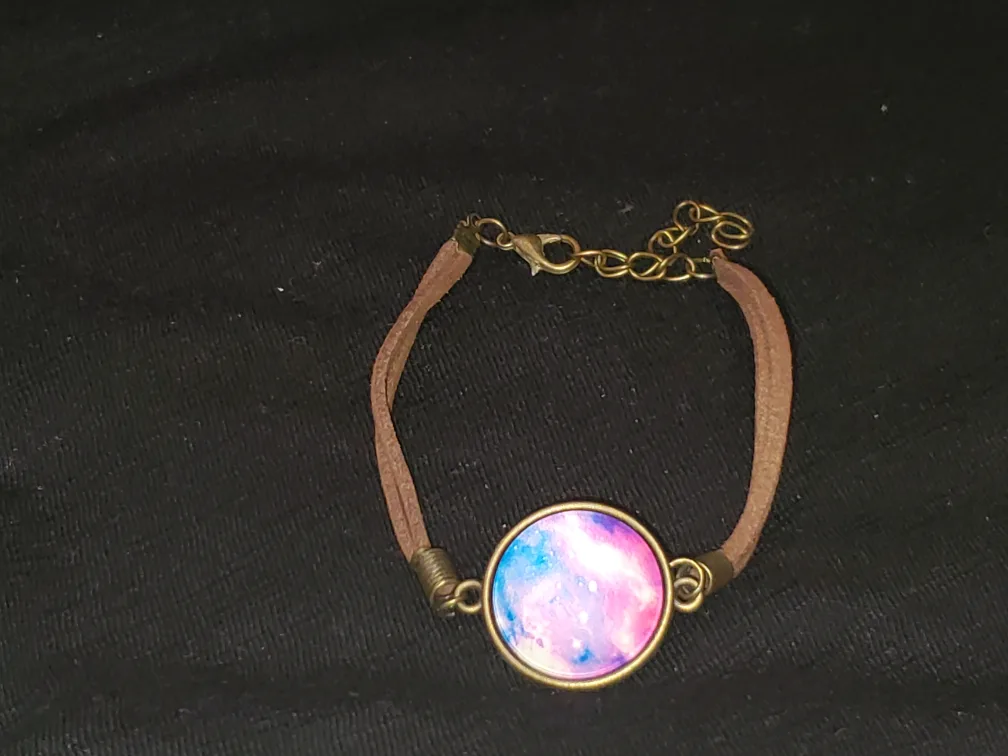 Galaxy Glass Cabochon Bracelet image indicator(2)