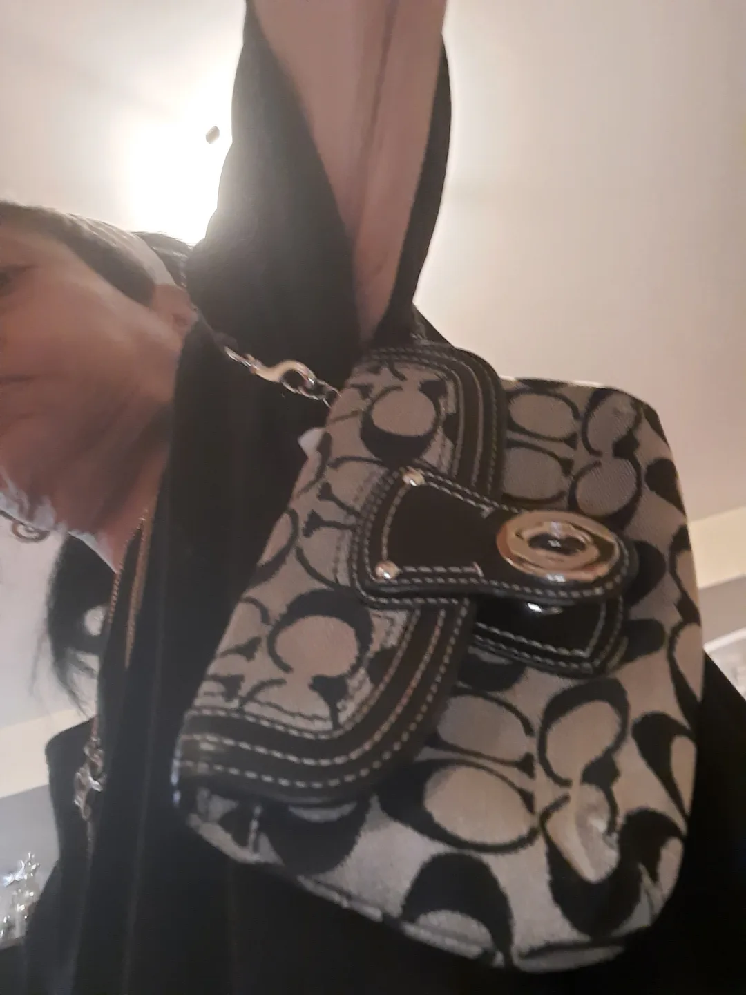 Authentic coach wrIstlet Signature series black image indicator(3)