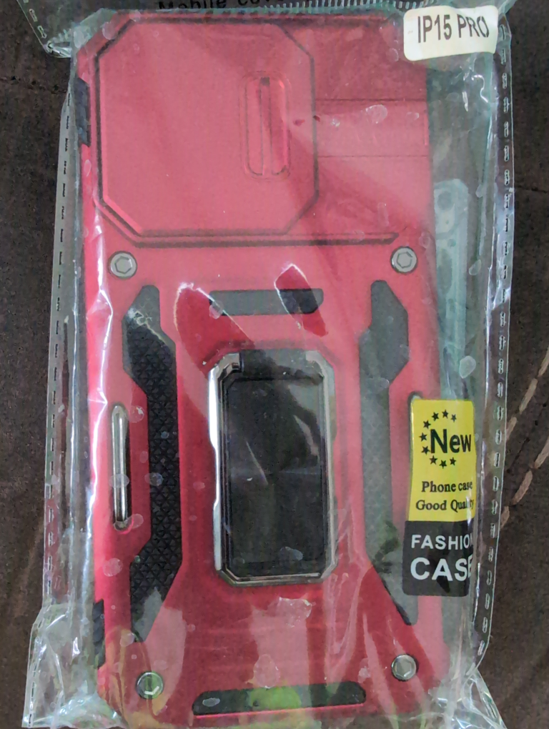 IP15 Pro Red Phone Case