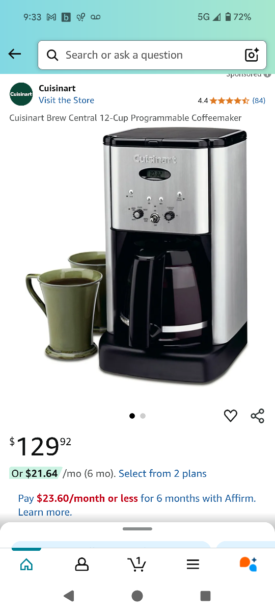Cuisinart Brew Central 12-Cup Programmable Coffee Maker - photo 3