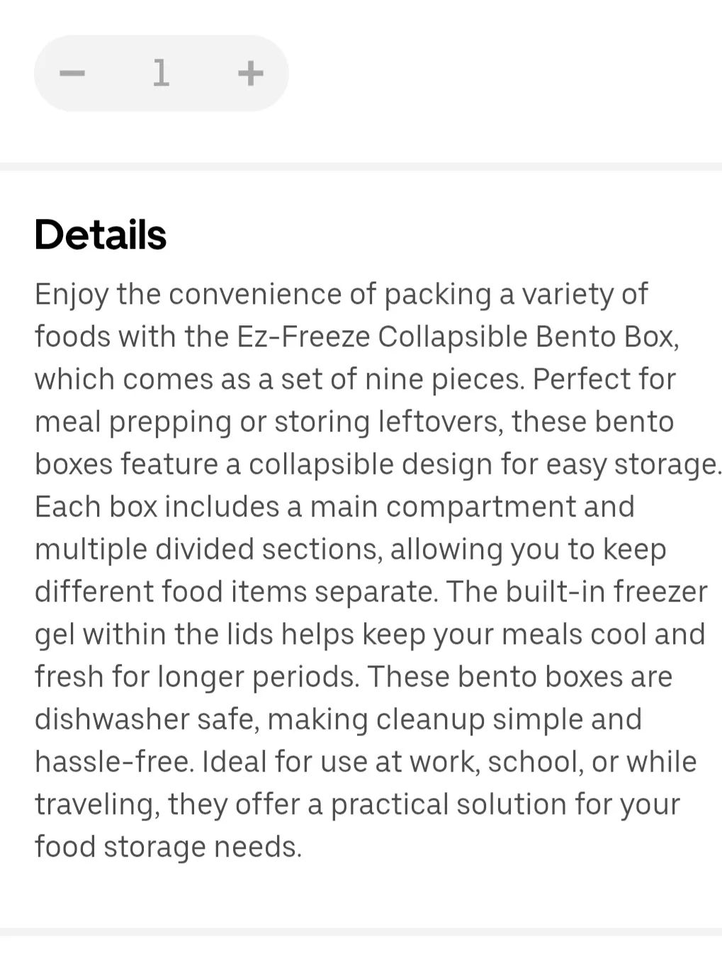 BACK TO SCHOOL:Cool Gear Collapsible 6-piece Bento Box 💚 image indicator(5)