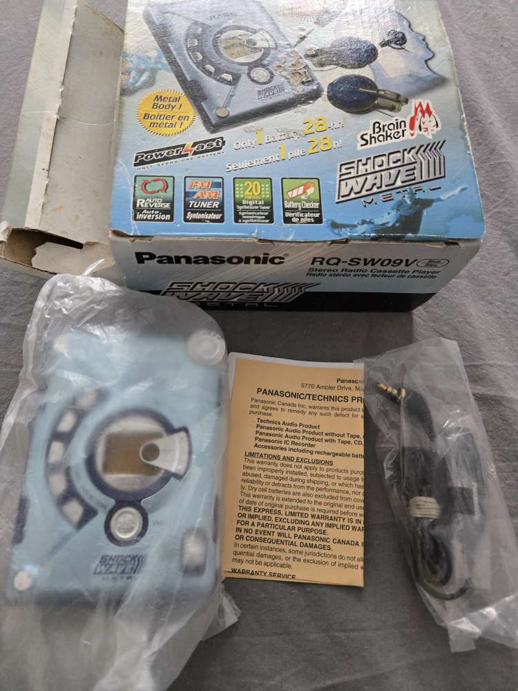 Panasonic RQ-SW09V Cassette Player - photo 2