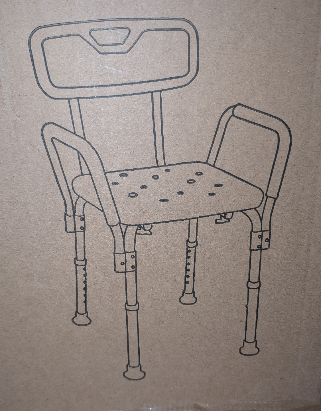 New in box Dr. Maya Shower Chair with Arms - photo 2