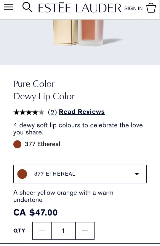 Estée Lauder Pure Color Envy Metallic Lacquer 109 image indicator(2)