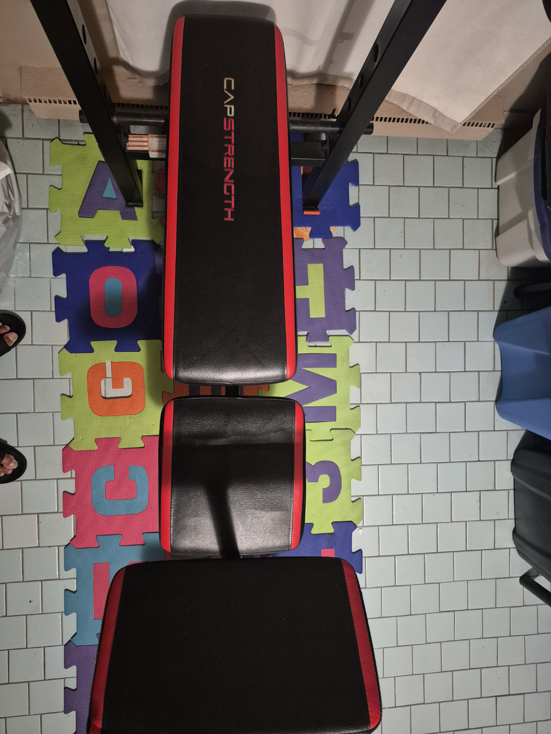 Cap Strength Weight Bench with Barbell - photo 3