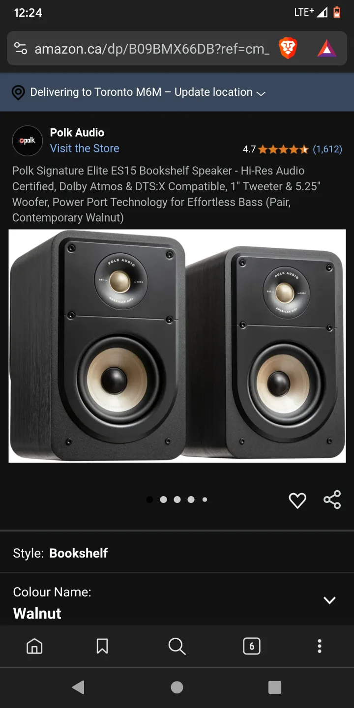 POLK SIGNATURE S15 HiFi BOOKSHELF SPEAKERS image indicator(2)