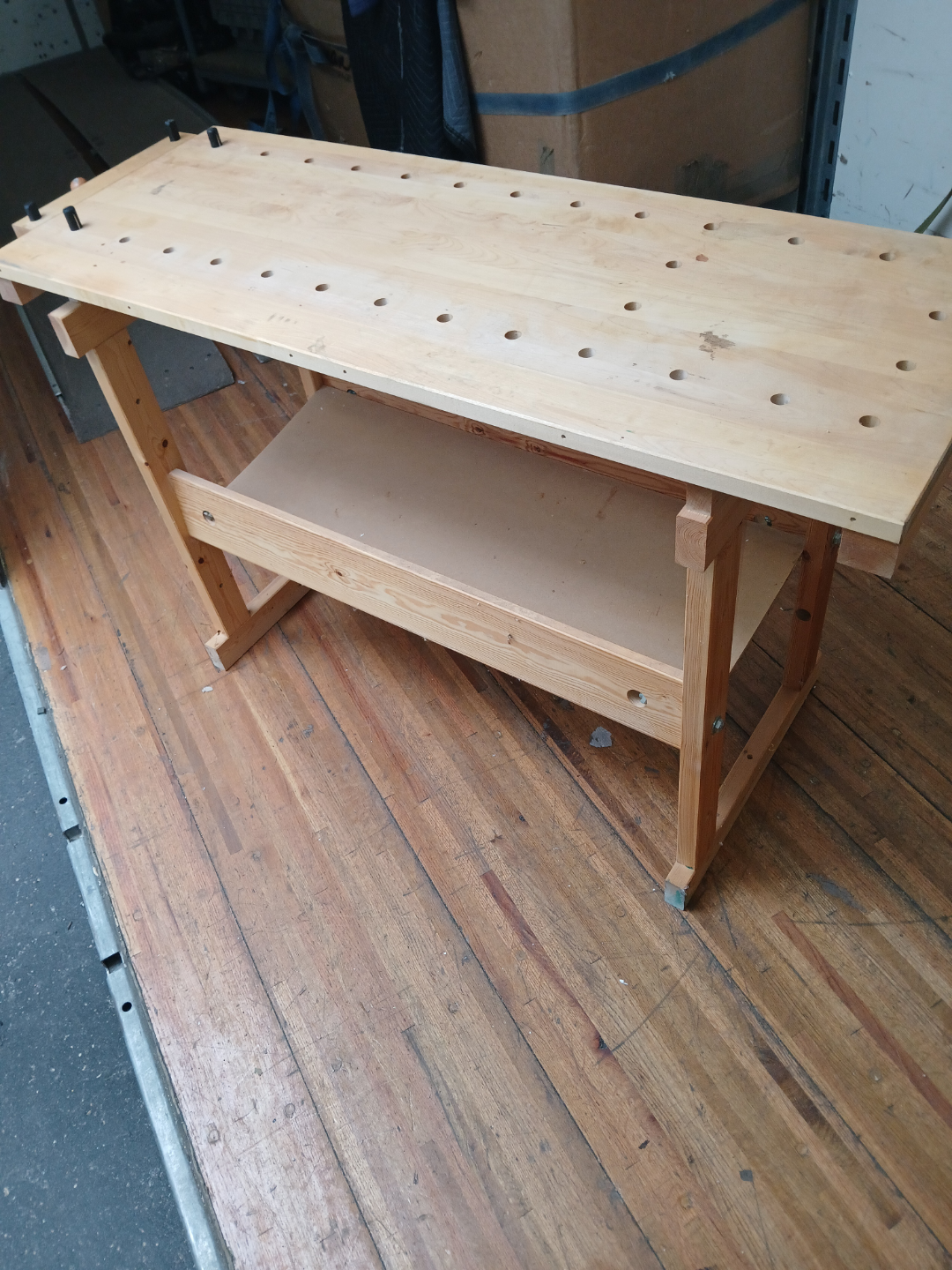 Used Workbench with Vise