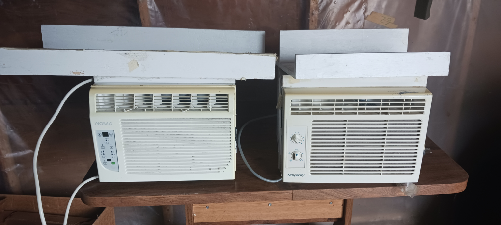 Two Used Window Air Conditioners
