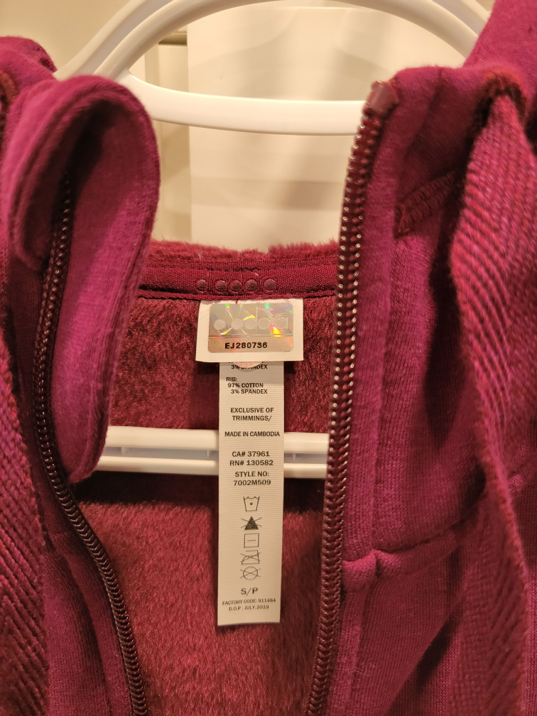 Diadora Women's Purple Zip-Up Hoodie - photo 2