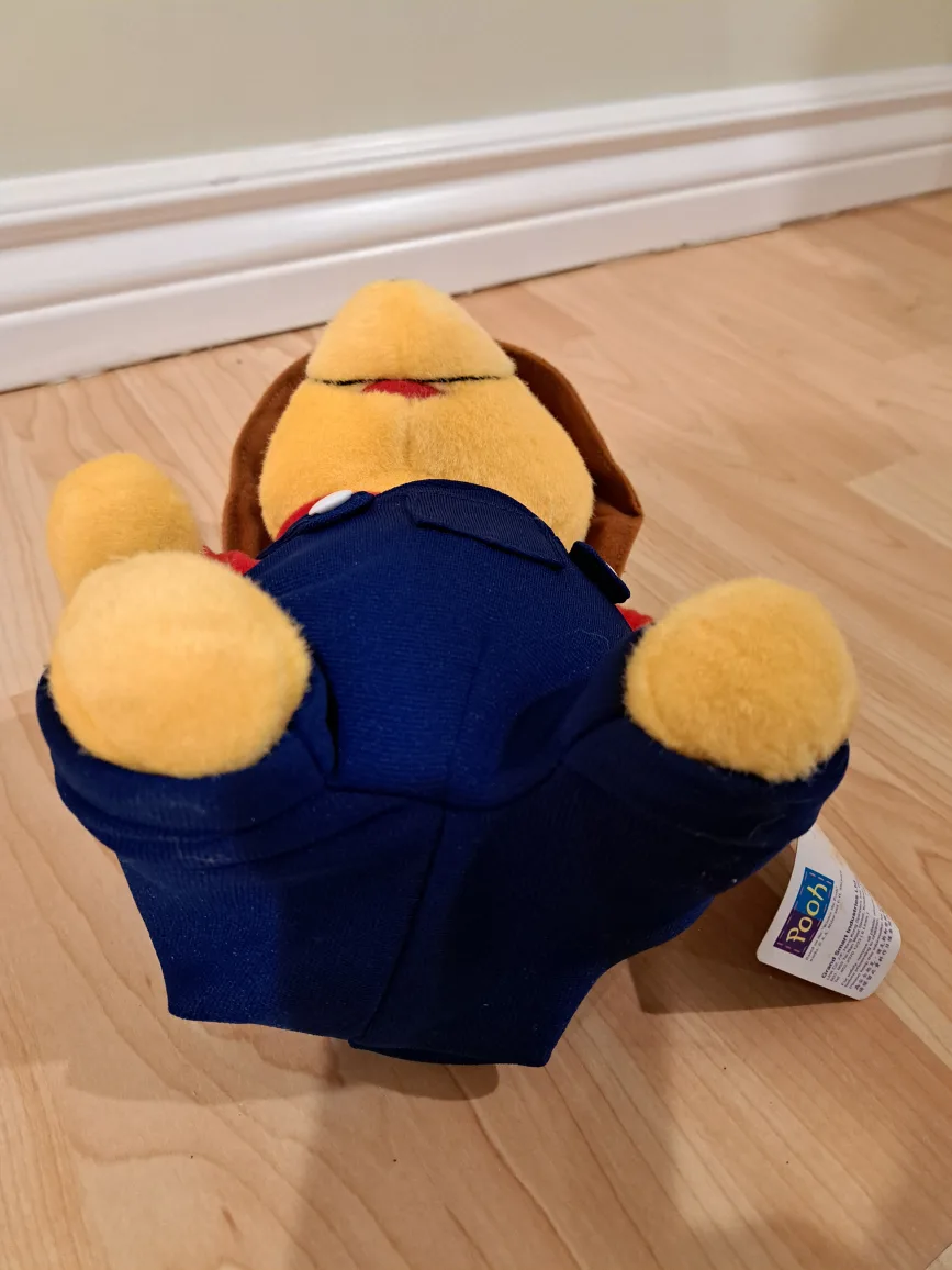 9" Vintage Winnie the Pooh Plush Toy image indicator(6)