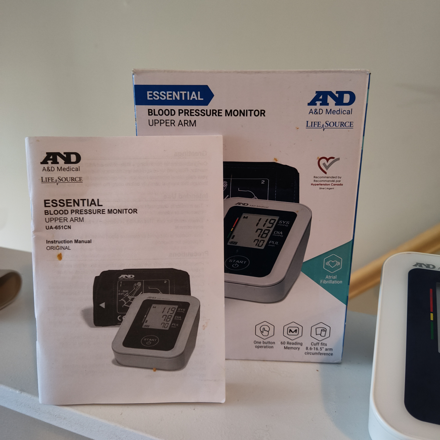 A&D Medical Essential Upper Arm Blood Pressure Monitor - photo 2